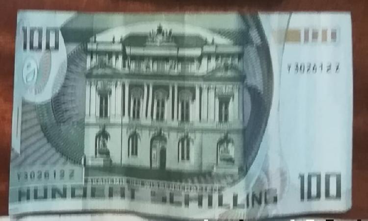 Bankovec za 100 šilingov-spletnedrazbe.si