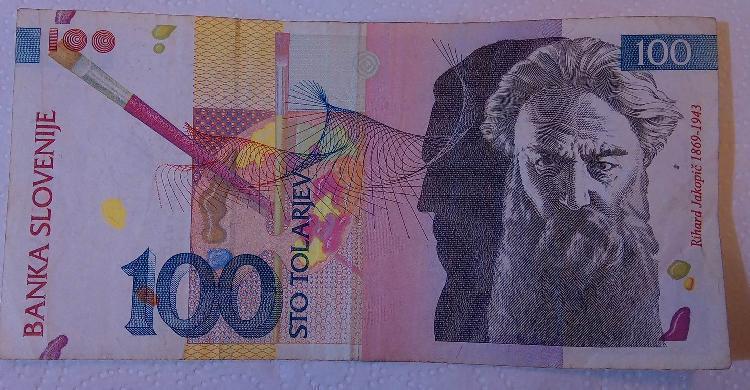 Denar 100 tolarjev-spletnedrazbe.si