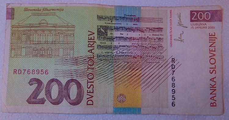 Denar 200 tolarjev-spletnedrazbe.si